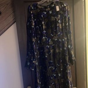 Rag and Bone Women’s Dress NWT - black floral Gigi column dress size small